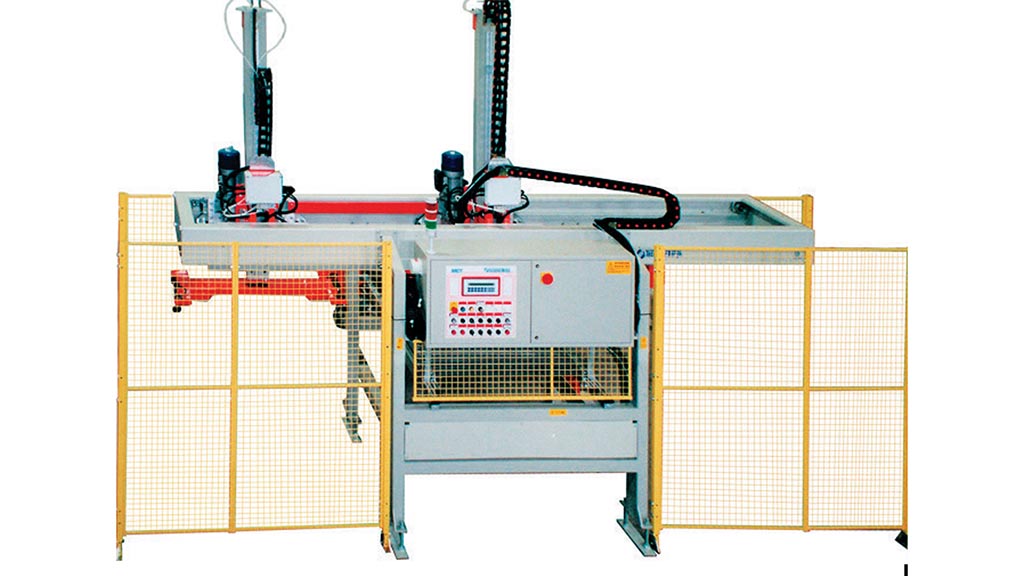 MCT – Machine for loading/unloading baskets for tiles, with gripper