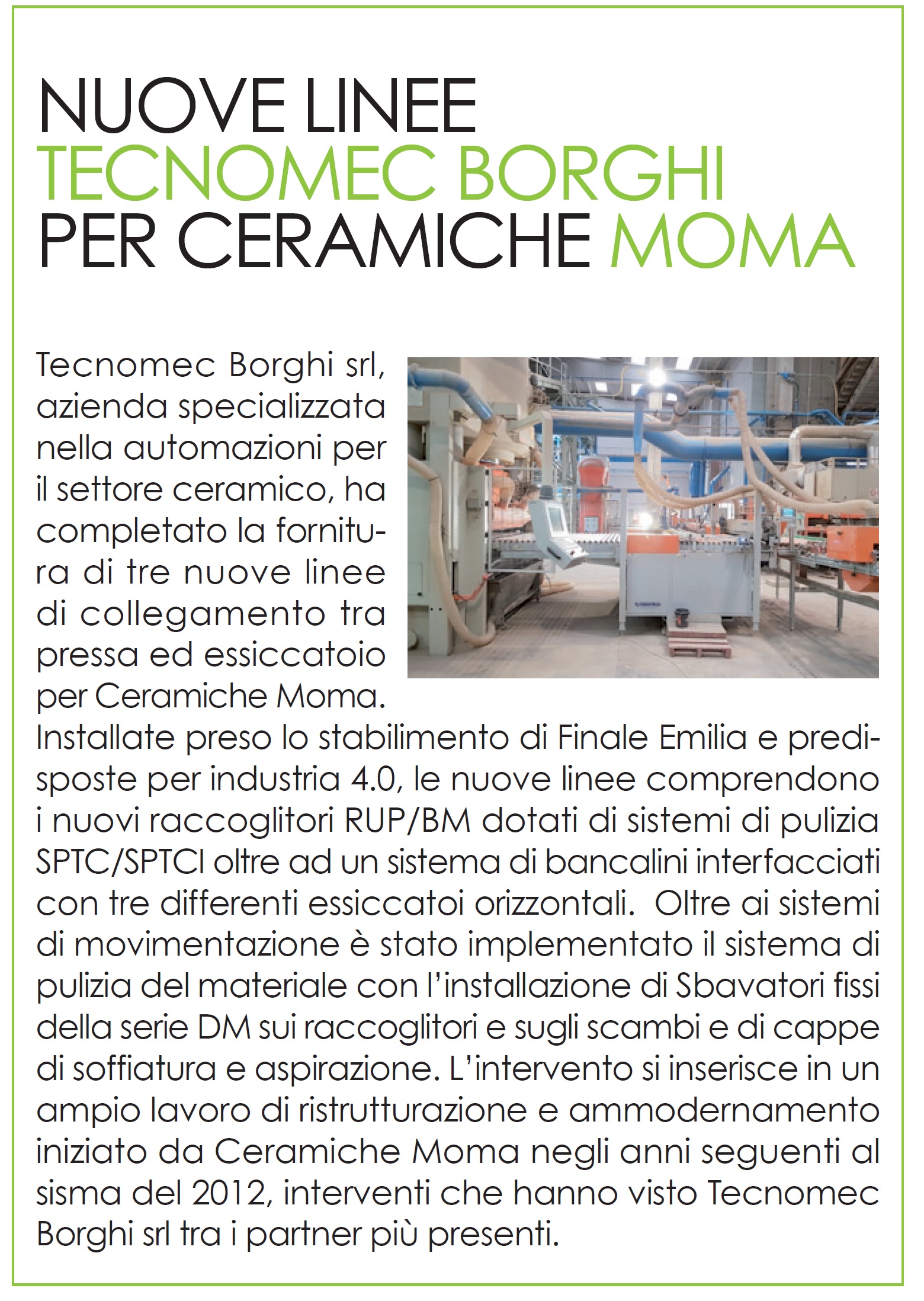 News from Ceramicanda!