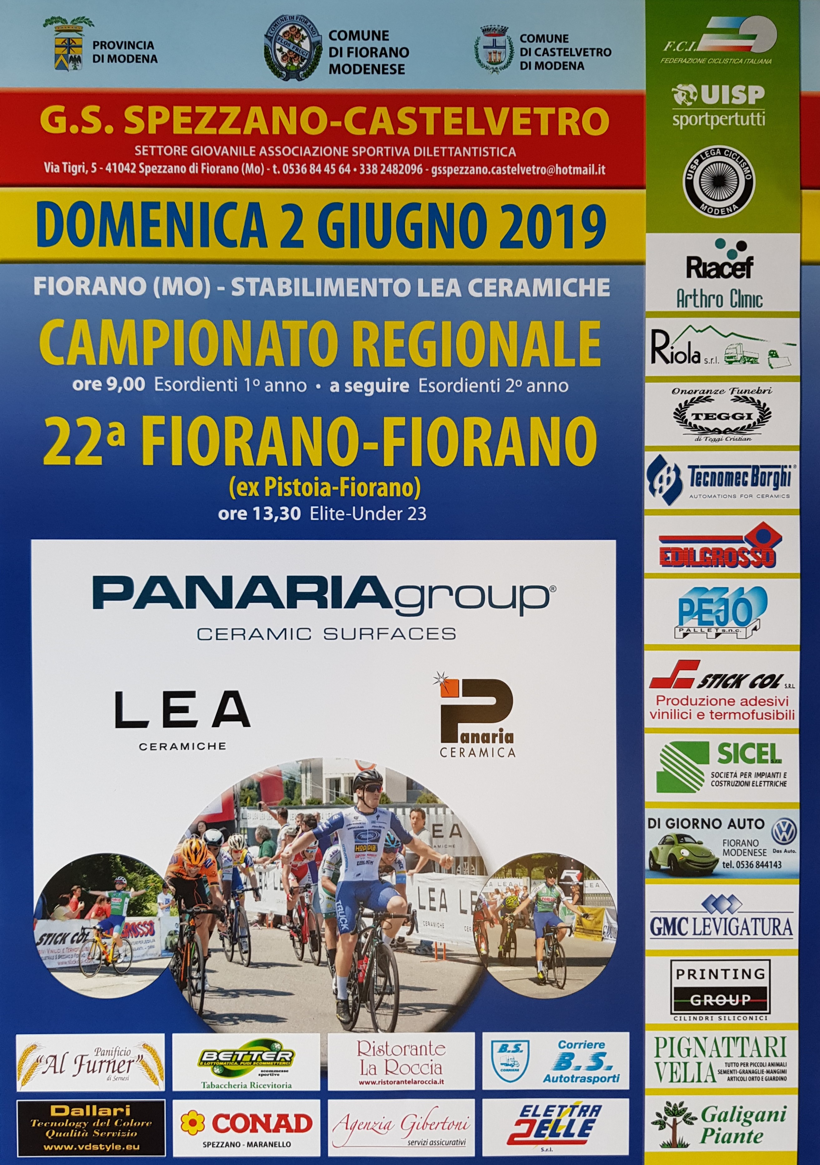 22° FIORANO-FIORANO – 2 Giugno 2019